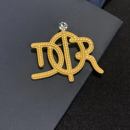 Retro Fried Dough Twist Brooch Pin - Luxury Fashion Antique Suit Accessory