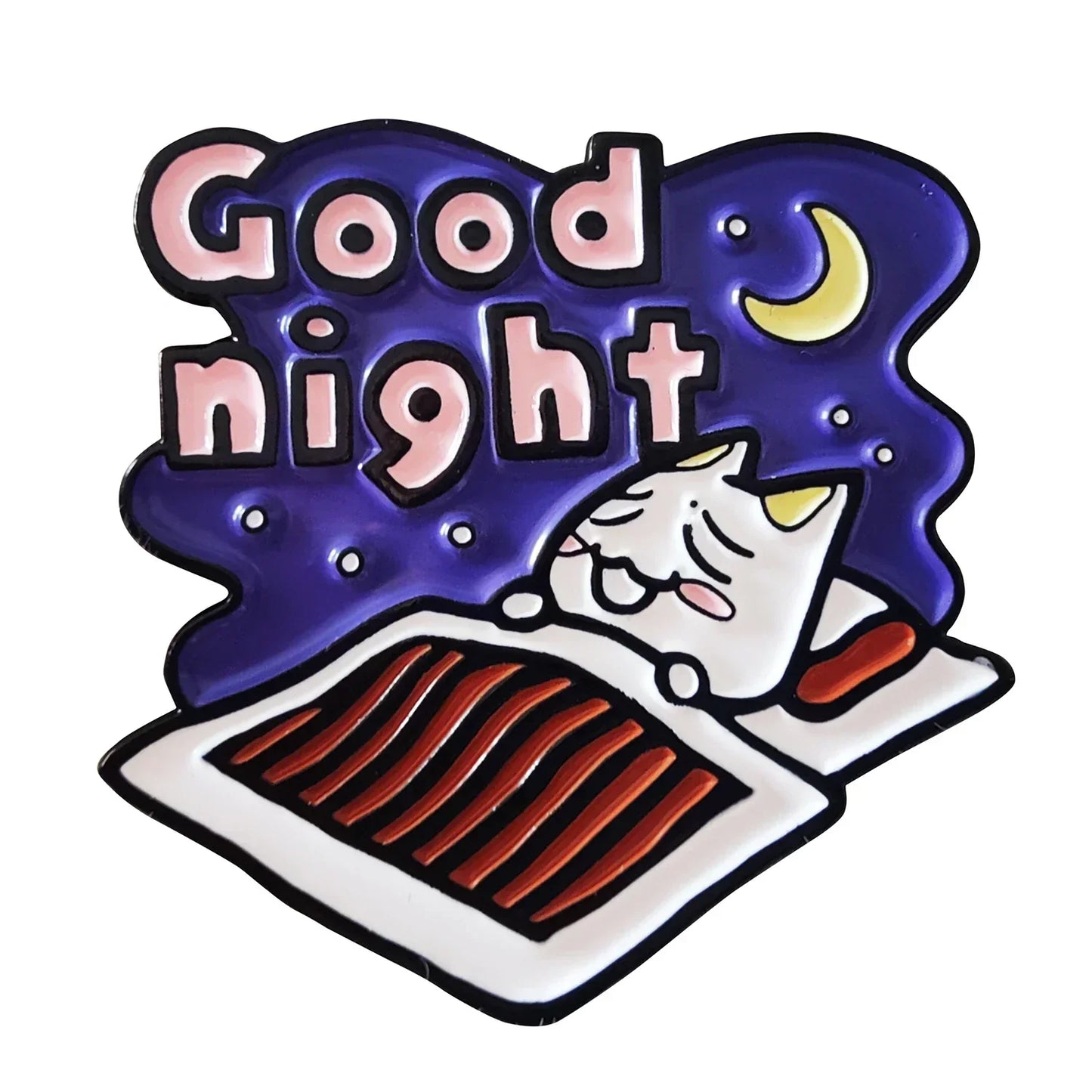 Toro Inoue Kawaii Cat Enamel Pin