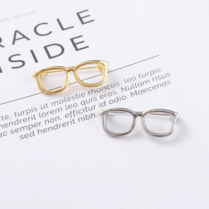 Cartoon Glasses Sunglasses Enamel Pin Brooch Badge Jewelry Gift