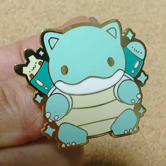 Squirtle Blastoise Enamel Pin Tortoise Lapel Brooch Backpack Jewelry Gift