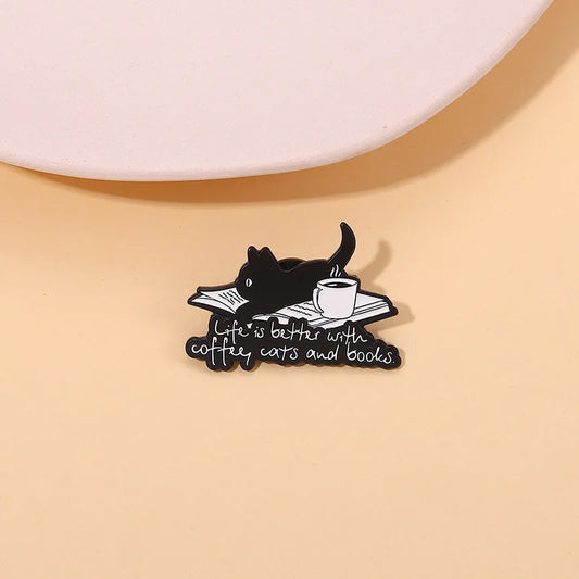 Cat Enamel Pins Brooch Badges Jewelry Accessories Bag Backpack Hat Dress