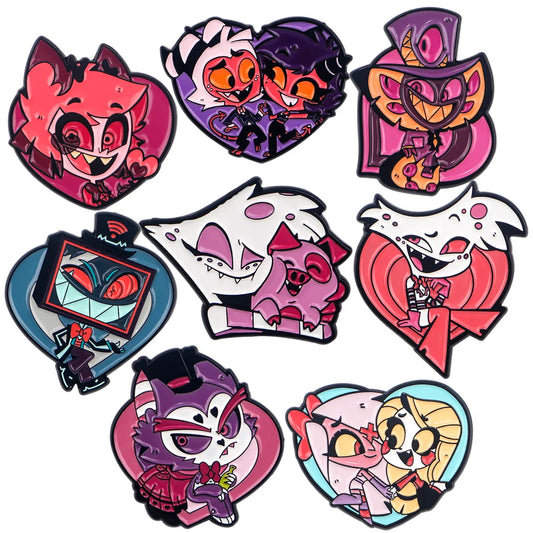 Cartoon Enamel Pin Brooches Lapel Pins Badge Fashion Jewelry Gifts