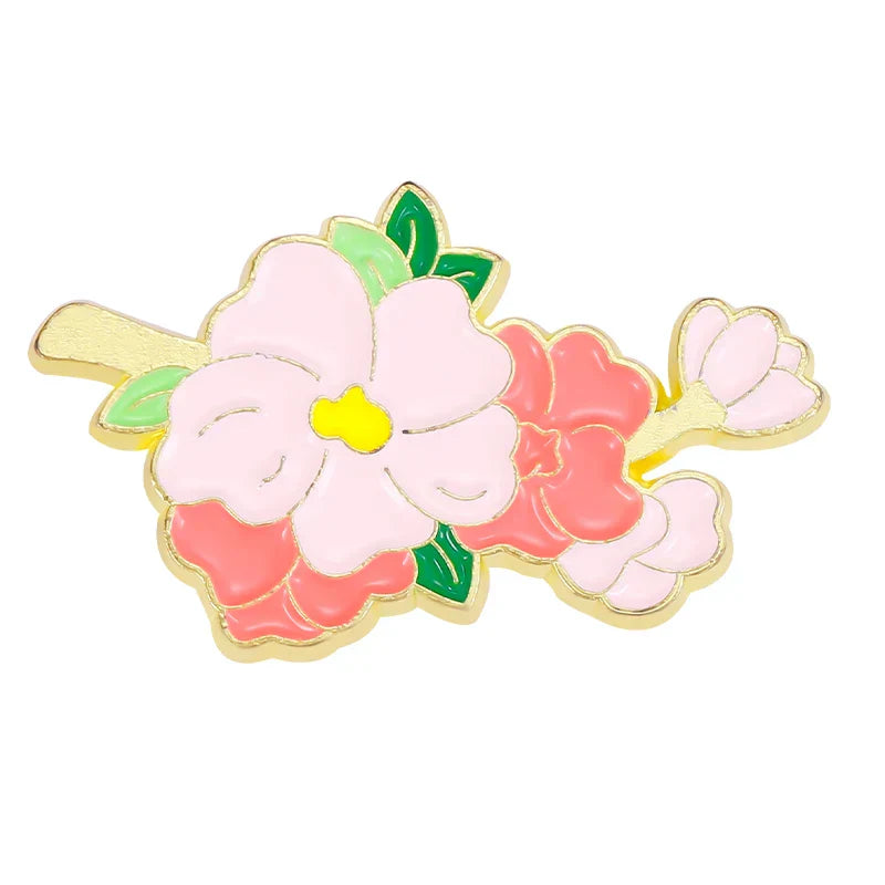 Colorful Lily of the Valley Enamel Pins Brooches for Backpacks and Clothes
