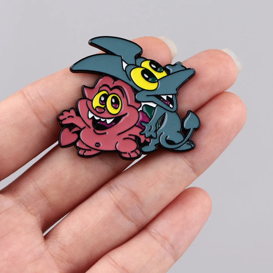 Monster Enamel Pins Cartoon Brooch Lapel Badges Jewelry Accessories Gifts