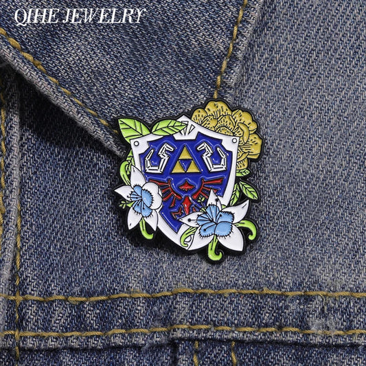 Cartoon Game Enamel Pin Custom Badge Lapel Backpack Shirt Accessories Gift