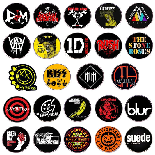 Pop Rock Band Punk Music Badge Pin Jewelry Accessories Wholesale