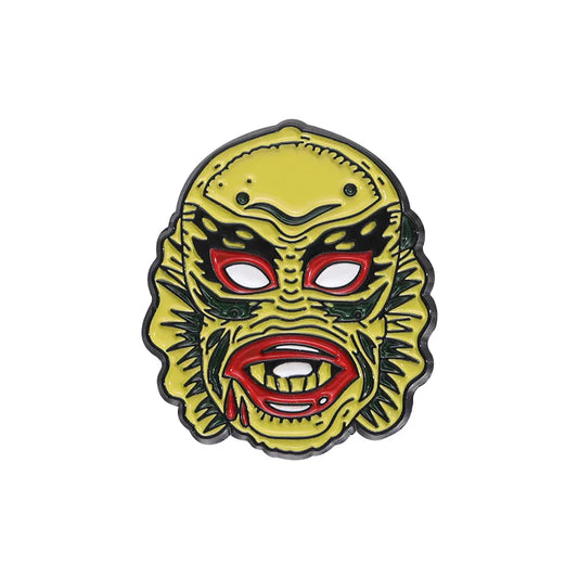 Horror Mask Enamel Pins Anime Punk Brooch Lapel Badge Halloween Jewelry Gift