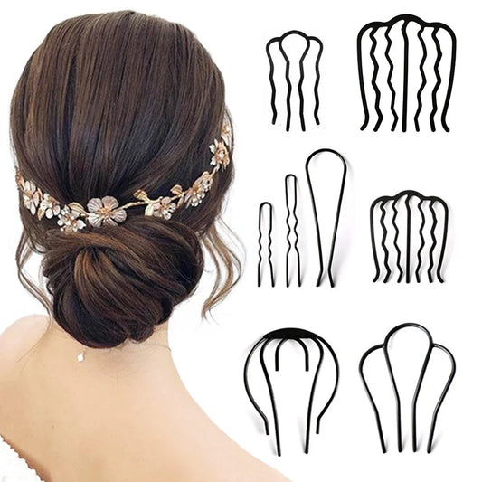 Black Acrylic Large Hair Claw Clip for Women Bridal Accessories