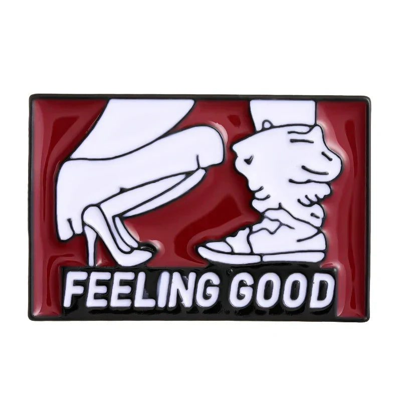 Dark Humor Enamel Pins Gothic Brooches Lapel Badges Funny Jewelry Gift