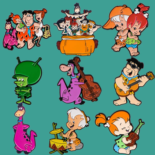 Happy Family Cartoon Enamel Pins Brooches for Kids Clothing Backpack Gifts