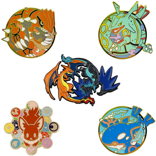 Fierce Dragon Anime Enamel Pins Brooches for Backpacks and Clothing Accessories