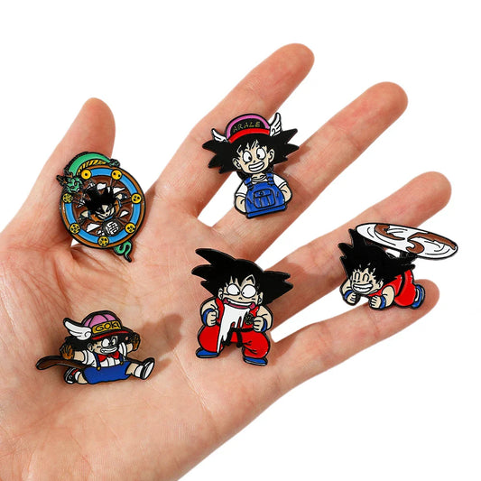Dragon Ball Kakarotto Enamel Pin Set - Cartoon Brooch Badge Accessories