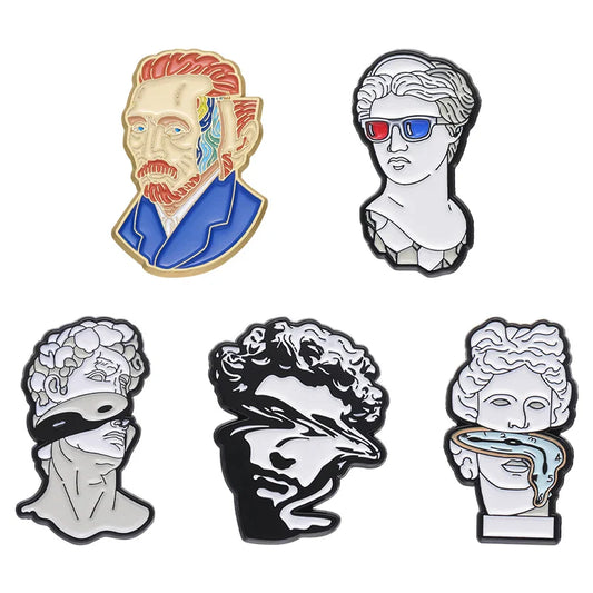 Van Gogh Enamel Pin Brooch Backpack Badge Lapel Hat Jewelry Gift Accessories