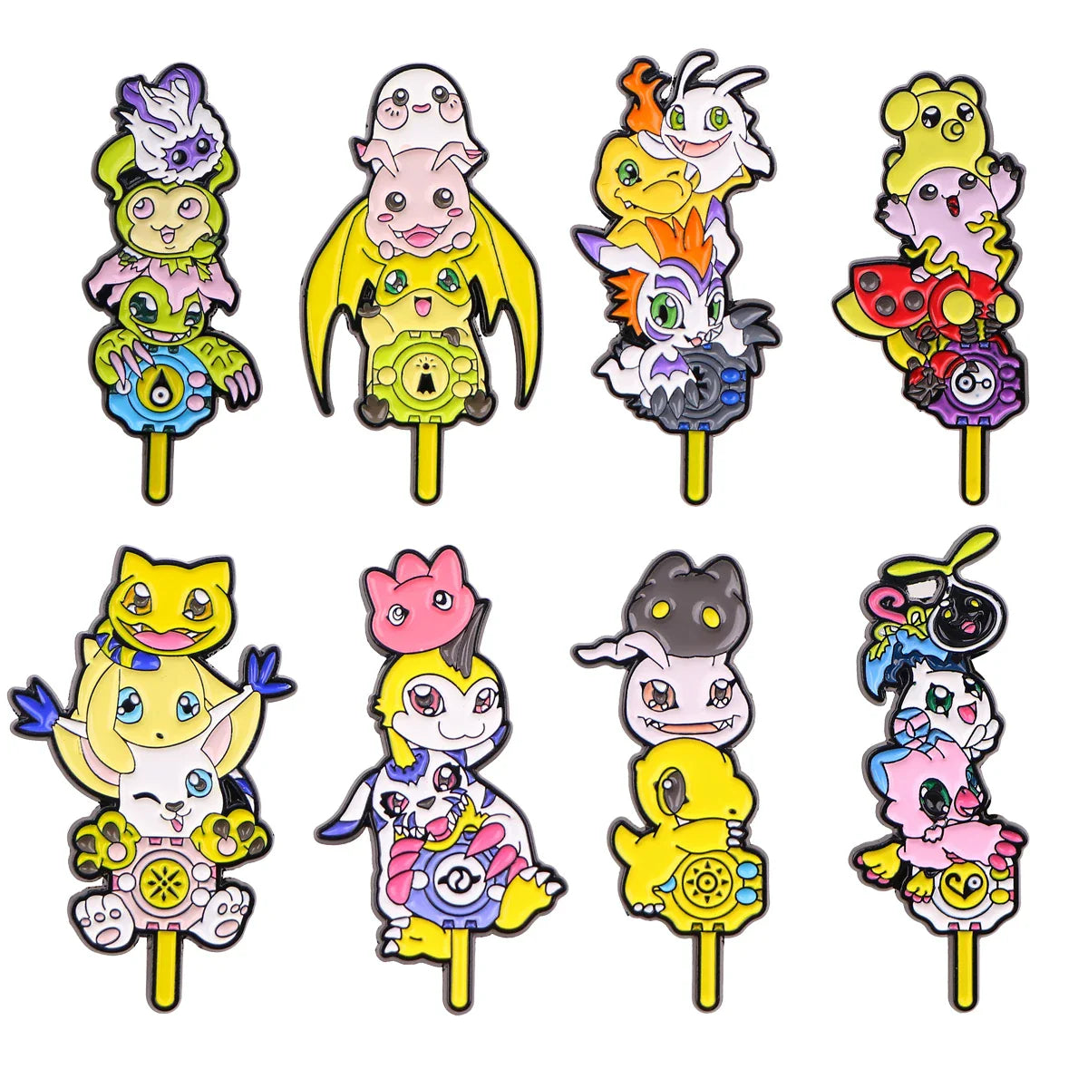 Kawaii Anime Enamel Pins - Backpack & Clothes Brooch Jewelry Gifts