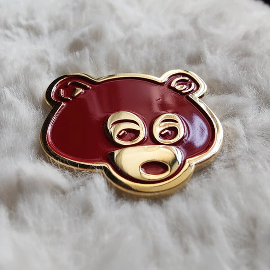 Kanye West Graduation Bear Enamel Pin