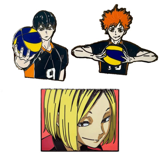 Sports Anime Enamel Pin Lapel Brooches for Backpacks and Clothes Jewelry Gifts