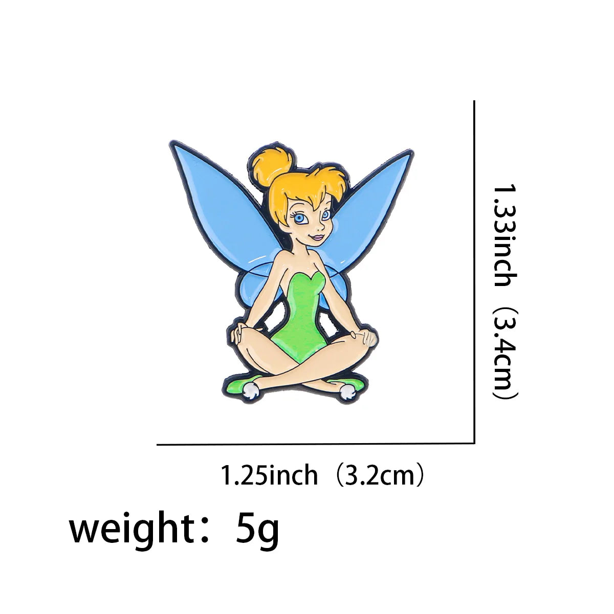 Fairy Elves Enamel Pins Brooches for Women Clothing Backpack Lapel Badges Jewelry Gifts