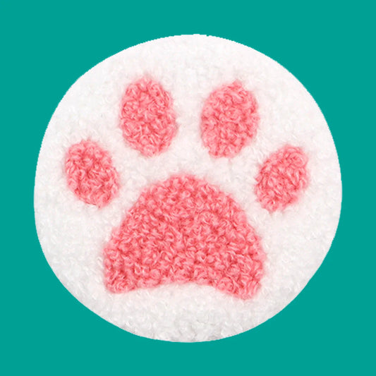 Pink Cat Claw Button Pins Brooch Lapel Badges for Clothes Bags Backpacks Accessories Gift