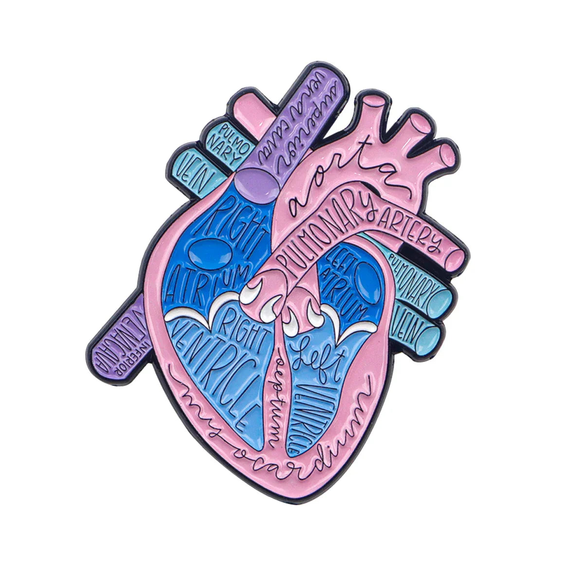 Medical Organs Enamel Pin Brooches Lapel Pins Badge Fashion Jewelry Gifts