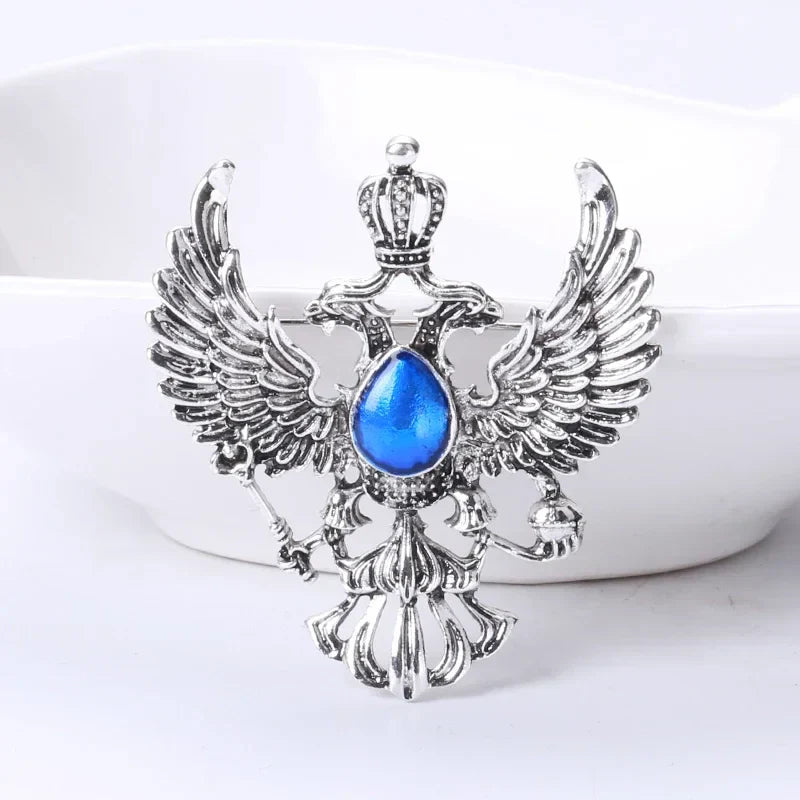 Double Headed Eagle Brooch Pin Jewelry Accessories