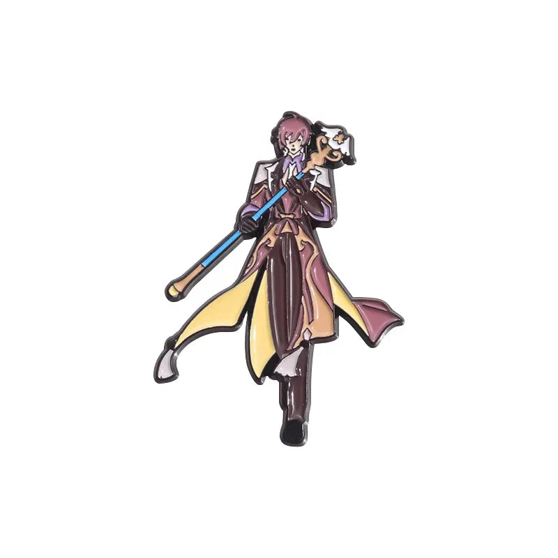Anime Figure Enamel Pins Custom Cartoon Character Badge Lapel Jewelry Gift