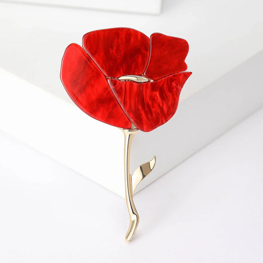Resin Enamel Flower Brooches Pins Jewelry Accessories
