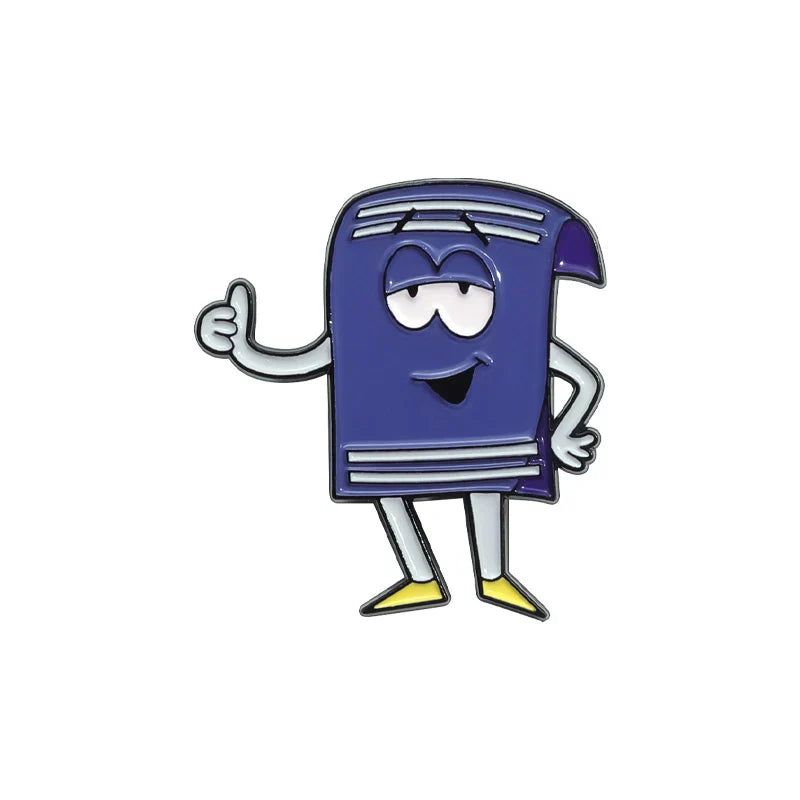No Idea What's Going On Enamel Pin Comedy Anime Towelie Brooch Lapel Badge Jewelry Accessories