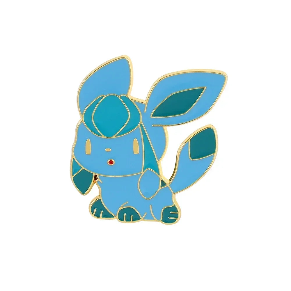 Pokemon Enamel Pins Kawaii Pikachu Eevee Badges Anime Brooches Cute Backpack Accessories