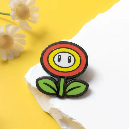 Sunflower Enamel Pin Anime Metal Brooch Jewelry Gift Wholesale