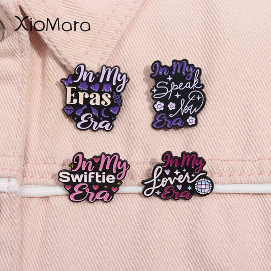 In My Eras Era Enamel Pin Custom Singer Music Album Brooch Lapel Badge Jewelry Gifts