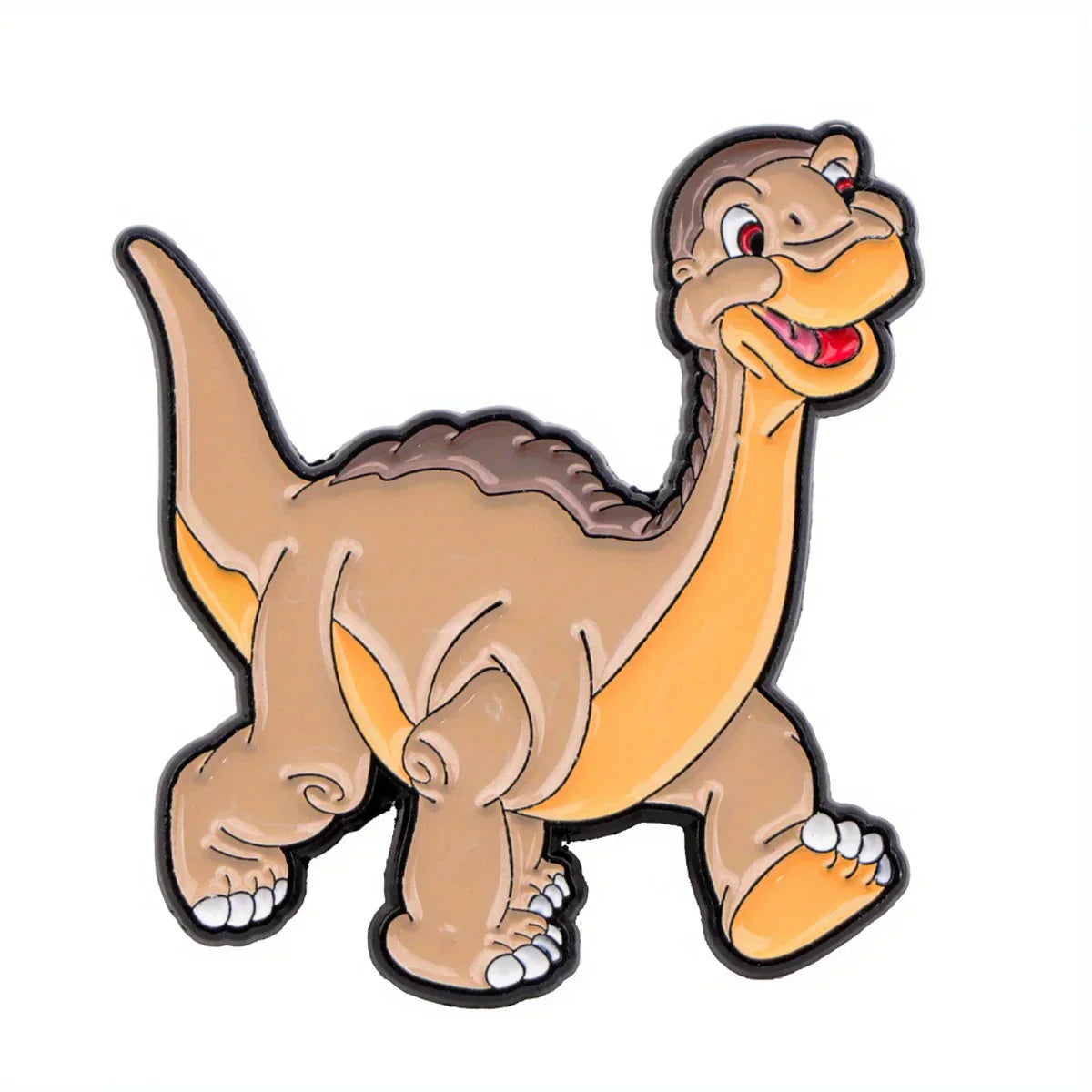 Cute Dinosaur Enamel Pin | Cartoon Dino Brooch | Unique Gift for Collectors & Dino Lovers
