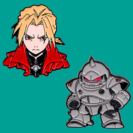 Anime Blond Character Enamel Pin Badge Brooch for Backpacks and Clothes