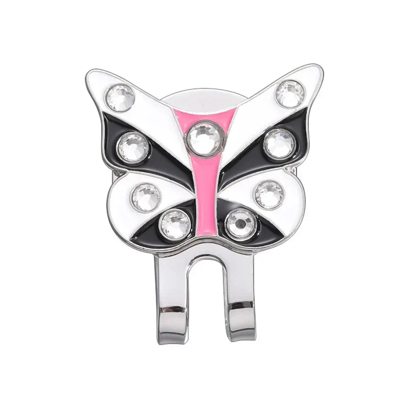 Butterfly Cherry Blossom Golf Ball Marker with Magnetic Hat Clip Golf Gift
