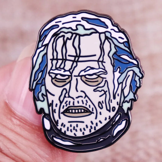 Shining Jack Torrance Frozen Enamel Pin Horror Movie Lapel Pin