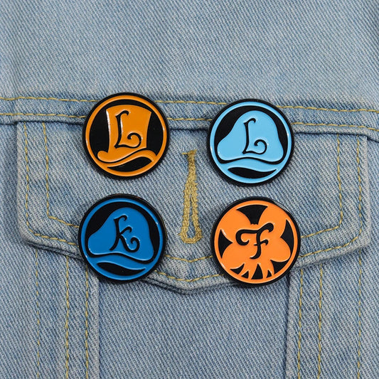 Anime Enamel Pins Custom Brooches Lapel Badges Cartoon Jewelry Gift