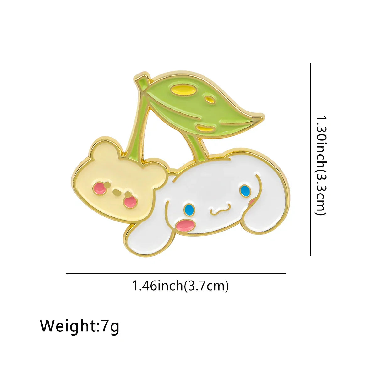 Cherry Cartoon Enamel Pins Brooches Jewelry Accessories Gifts