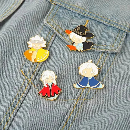 Custom Cartoon Game Character Enamel Pins Brooches Badges Jewelry Gifts Wholesale