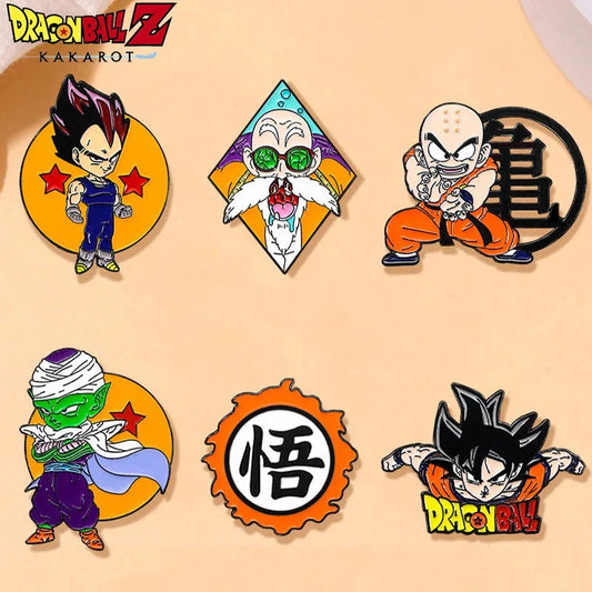 Dragon Ball Z Goku Brooch Cartoon Backpack Badge Accessories