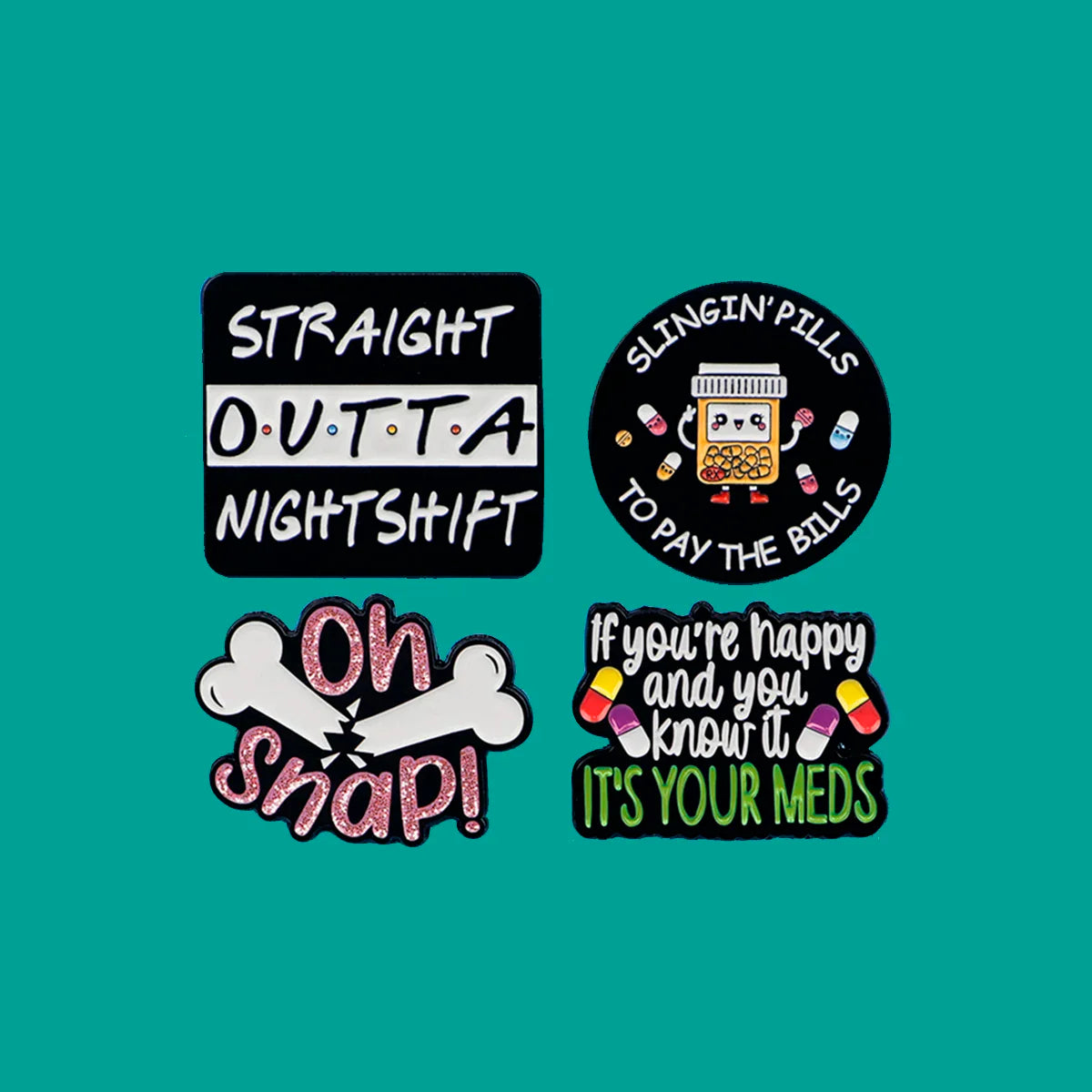 Doctor Enamel Pins Cartoon Medicine Brooch Lapel Badges Fashion Jewelry Gifts