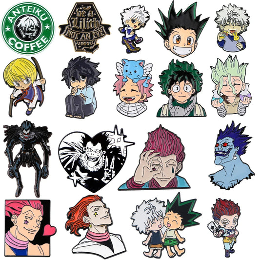 Anime Enamel Pins Badges for Backpack Lapel Jewelry Gifts