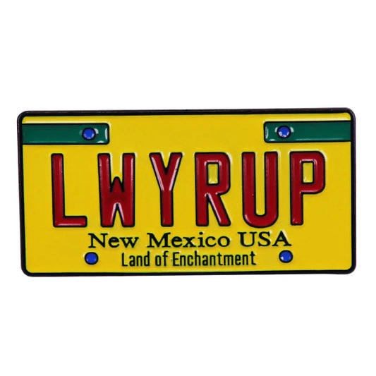 Breaking Bad LWYRUP License Plate Enamel Pin