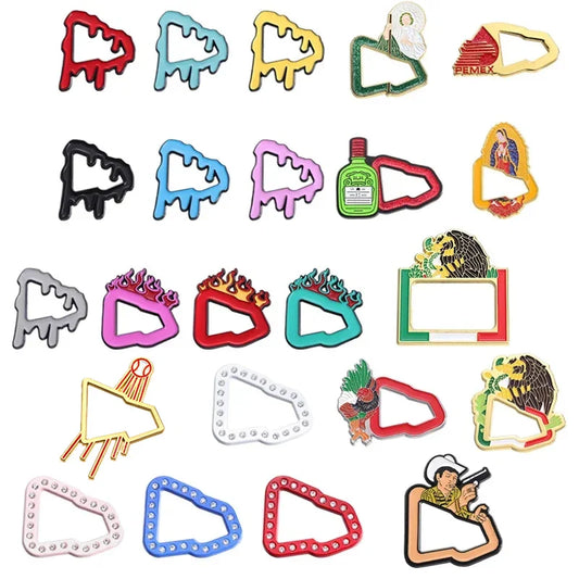 Creative Multicolor Enamel Hat Pin Cartoon Baseball Badge Jewelry