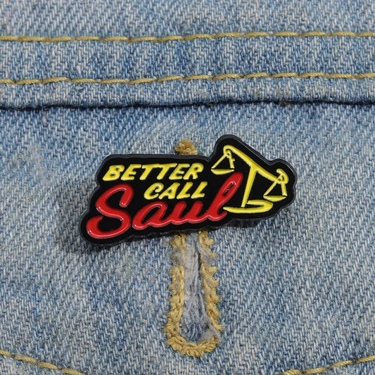 Hot TV Show Enamel Pins Balance Scales Brooch Jewelry for Backpack Clothes Gift