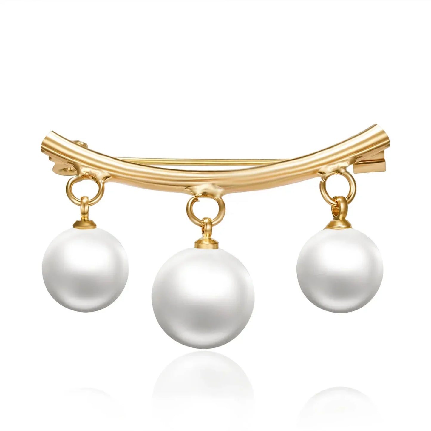 Elegant Pearl Brooch Pins for Women - Safety Pin, Clothing Clip, Dress Buckle Jewelry