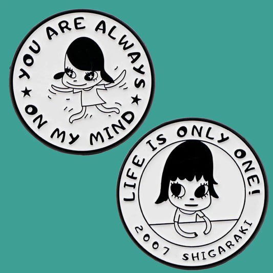 Anime Girl Enamel Pins Cute Brooches for Backpacks and Clothes