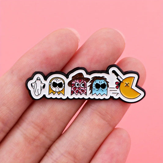 Cute Ghost Enamel Pin Halloween Lapel Badge Jewelry Gift