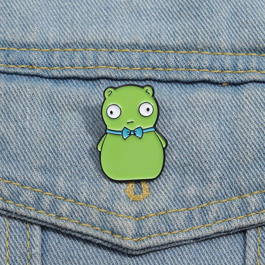 Kuchi Kopi Alien Monster Enamel Pins Brooches Lapel Badges Cartoon Anime Jewelry Gift