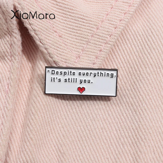Funny Sarcastic Quote Enamel Pin Brooch Lapel Backpack Badge Jewelry Accessories