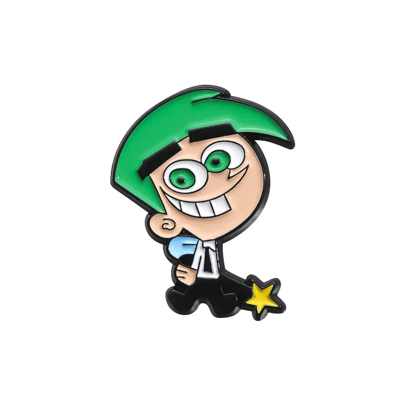 Anime Character Enamel Pins Brooches Lapel Badges Cartoon Jewelry Gift for Kids Friends