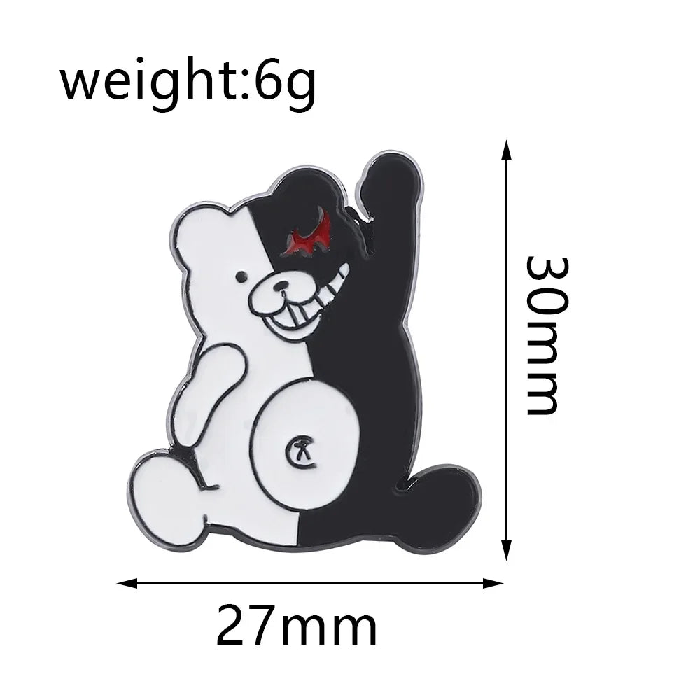 Danganronpa Monokuma Enamel Pins Cosplay Accessories Badges Gifts